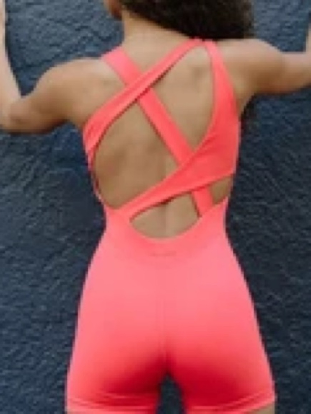 Jo+Jax Slash uni in watermelon pink - Adult medium one-piece unitard